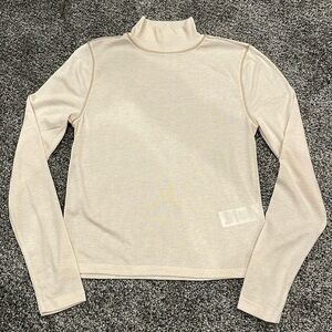 Madewell Women’s “Second Skin” Mock Neck Long Sleeve shirt.